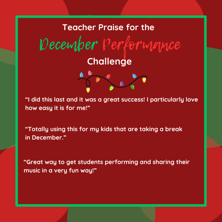 Praise for the December Performance Challenge (1)